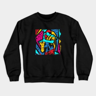 Fancy Saxophone Musician Crewneck Sweatshirt